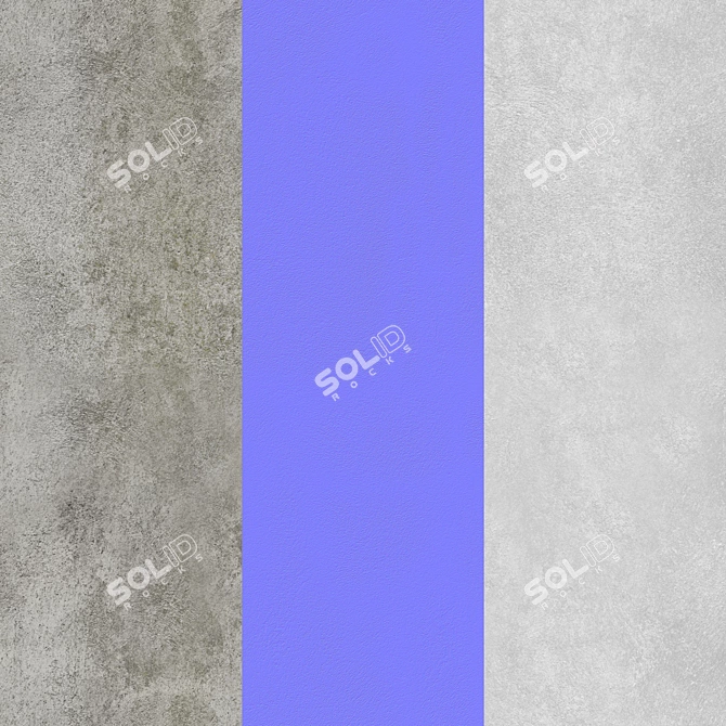 PBR Stucco 4K Texture Set 3D model image 2