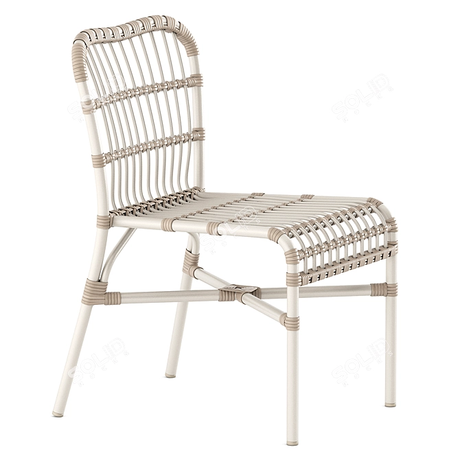 Stylish Lucy Dining Chair 3D model image 9