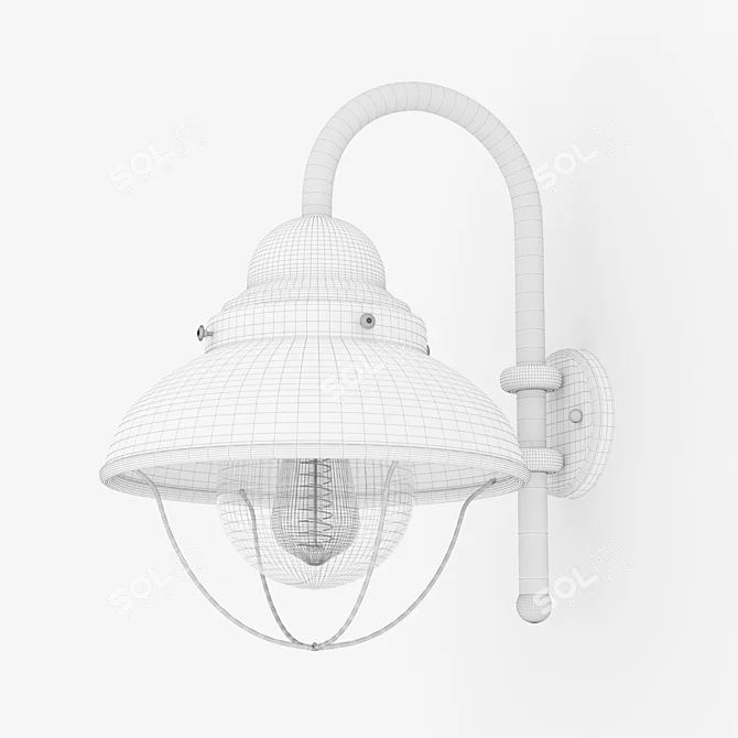 Nantucket Large Outdoor Light Model 3D model image 2