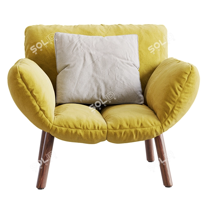 Contemporary Pil Bonaldo Armchair Style 3D model image 3