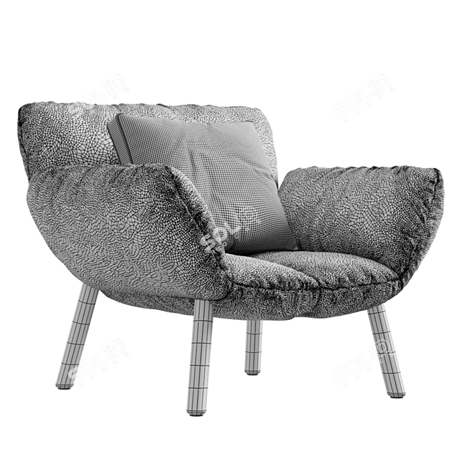 Contemporary Pil Bonaldo Armchair Style 3D model image 7