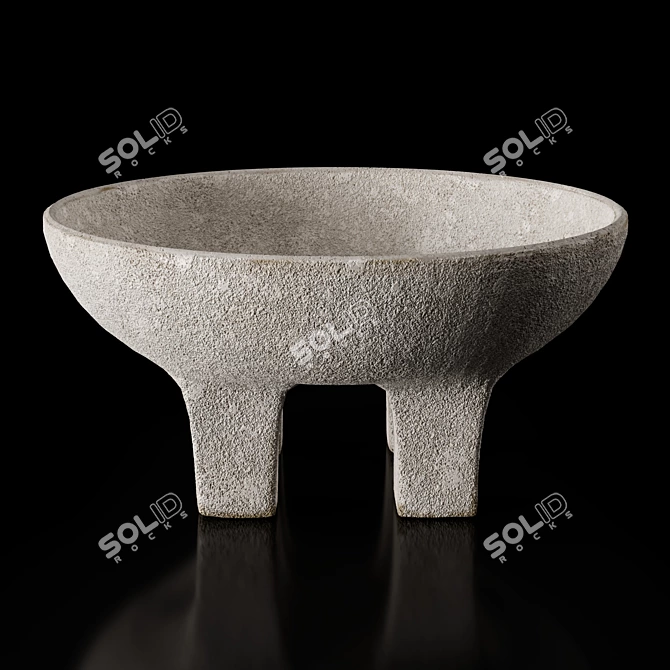 RH Vases Assortment: Acacia, Habba, Baobab & Ritual Bowls 3D model image 4