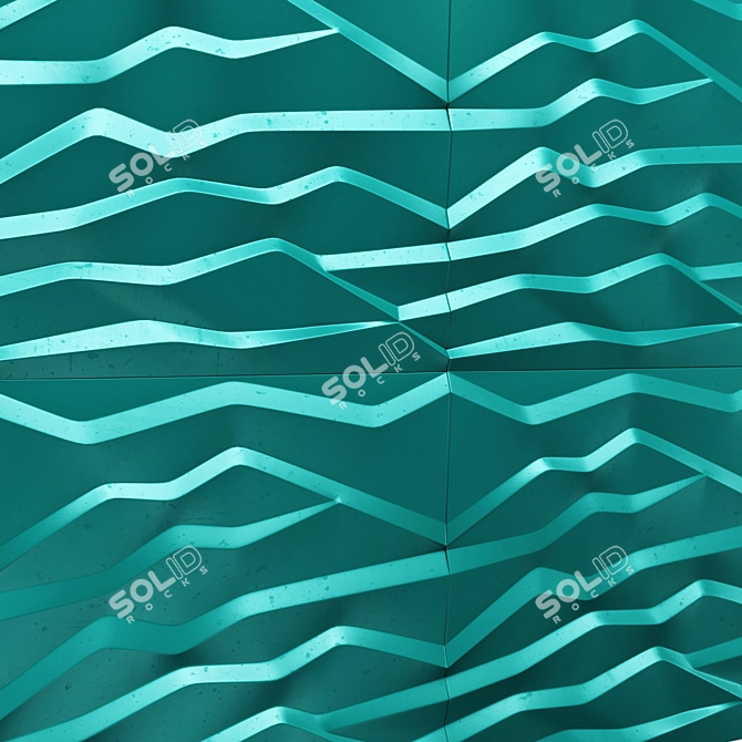 3D Mountain Panel Tiles 3D model image 7