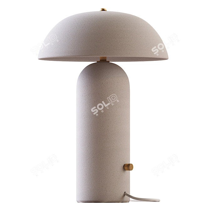 Tera Lamp: Contemporary Ceramic Design 3D model image 1