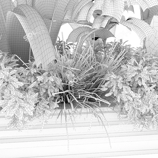 Premium Plant Collection 3D Model 3D model image 6