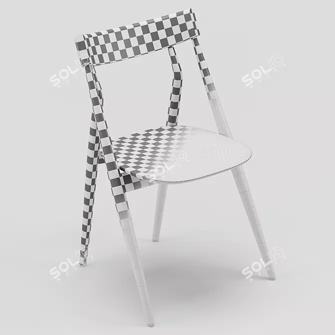 Sleek LIZZY Chair - Arflex 3D model image 6