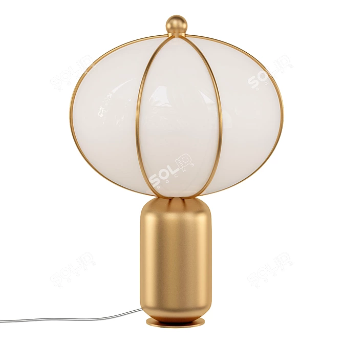 Contemporary Balloon Table Light 3D model image 1