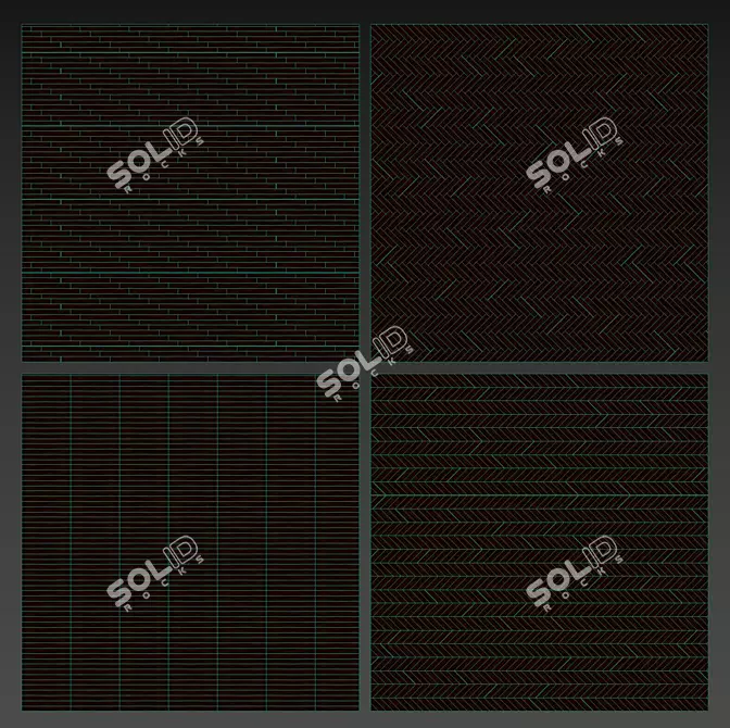 Brinel Engineered Wood Floor Pack 3D model image 1