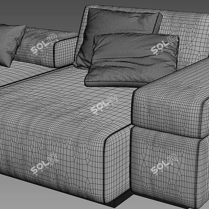 Modular Sofa Design by LEMA 3D model image 4