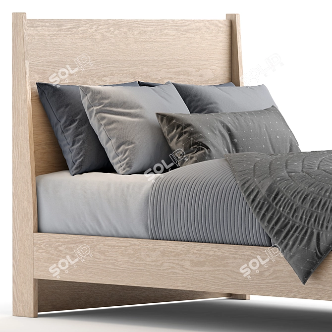 Versatile Milo Single Bed 3D model image 5