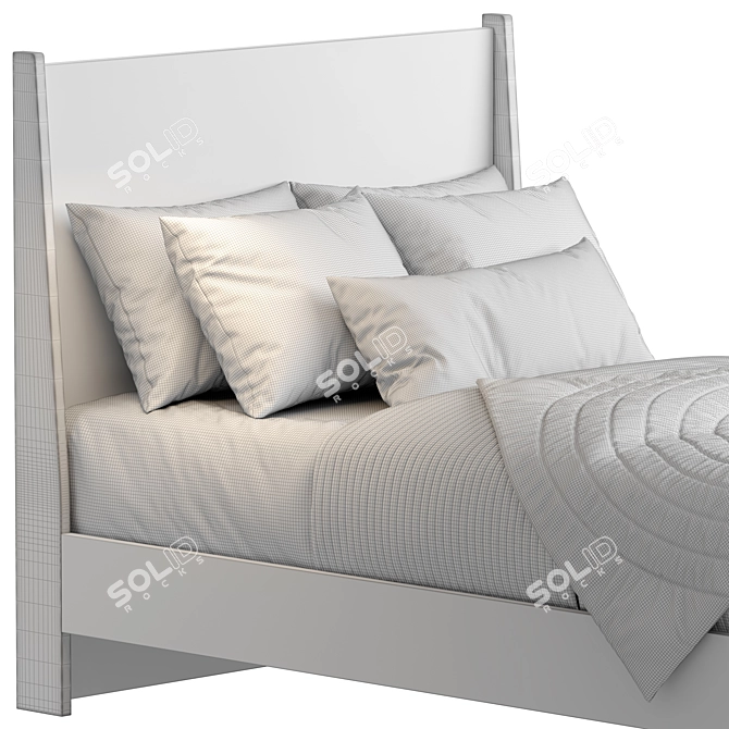 Versatile Milo Single Bed 3D model image 6