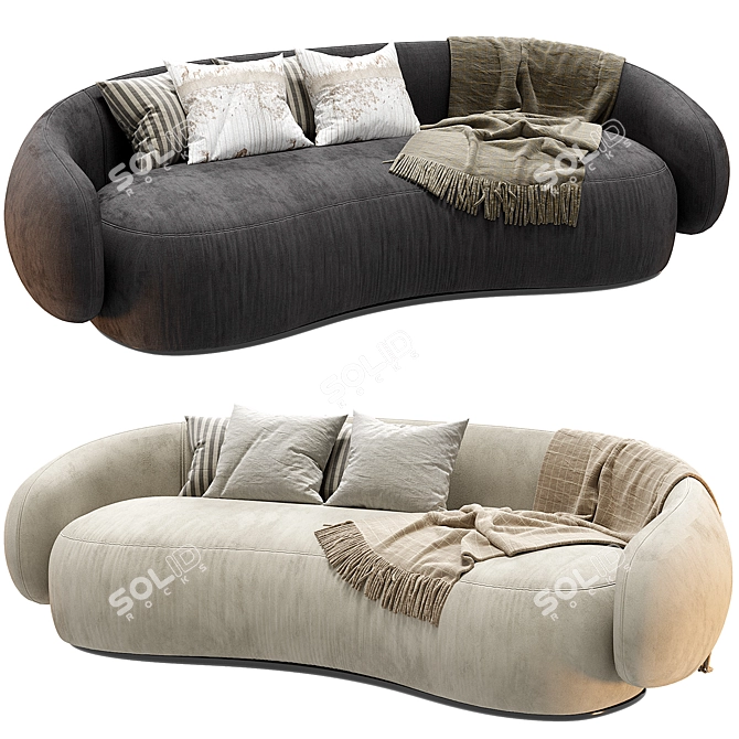 Eichholtz Amore Sofa 3D Model 3D model image 3
