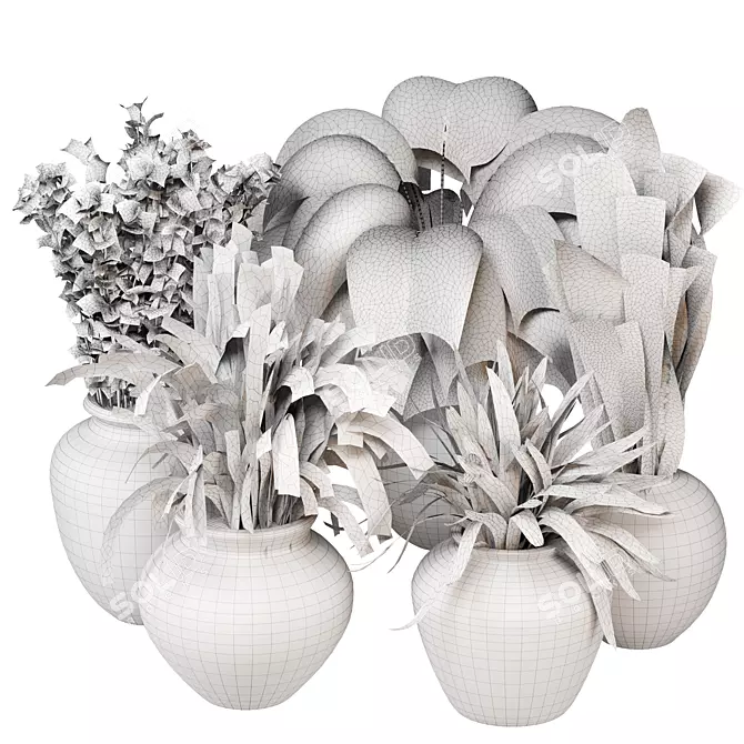 Indoor Plants 3D Model Collection 3D model image 4