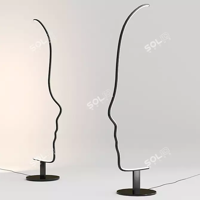 Modern Floor Lamp Collection: 2013 3D model image 2