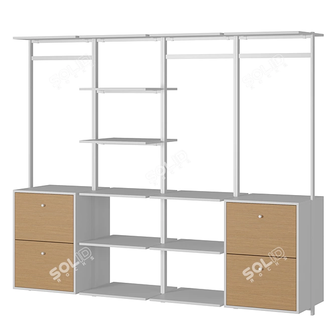 La Redoute Talist Wardrobe Modules 3D model image 1