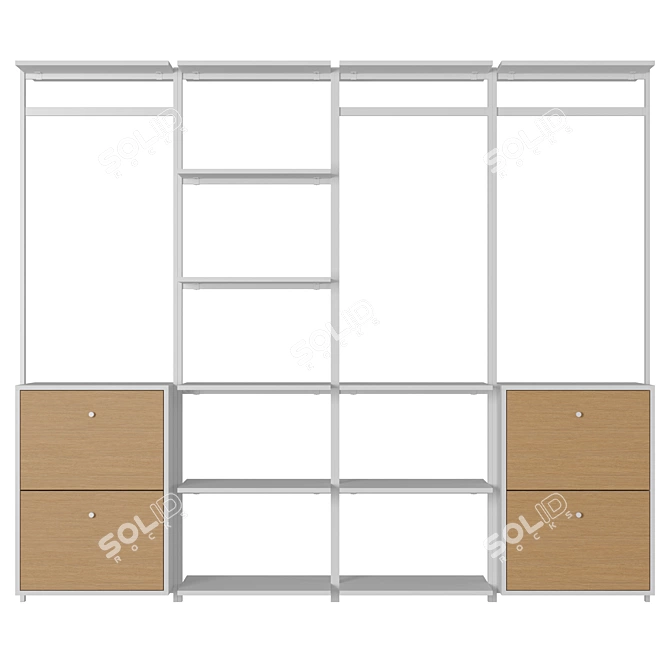 La Redoute Talist Wardrobe Modules 3D model image 2