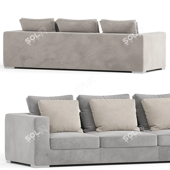 Modern William Sofa 2017 3D model image 2