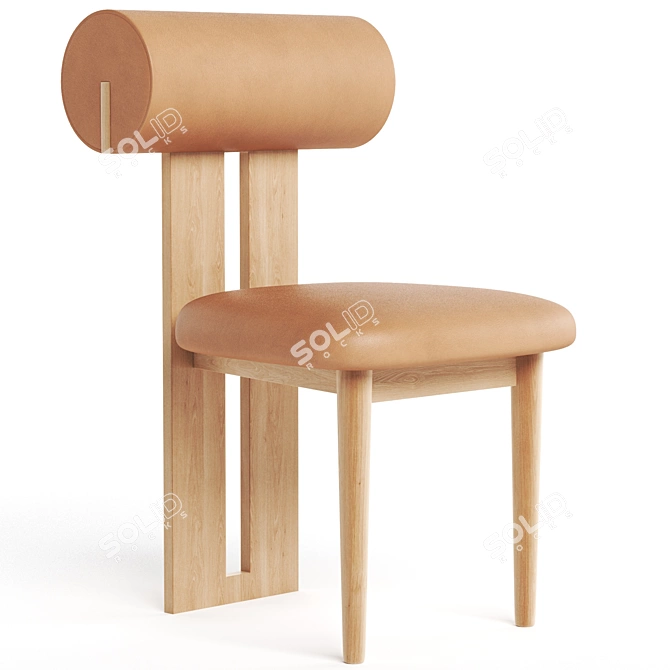 Ergonomic 2017 Hippo Chair 3D model image 1
