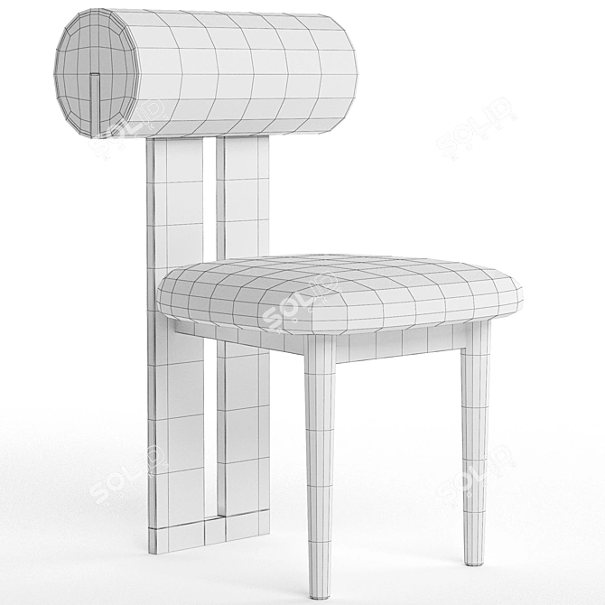 Ergonomic 2017 Hippo Chair 3D model image 3