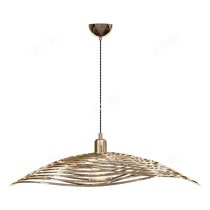 Nido Suspension Light: Elegant Illumination 3D model image 1