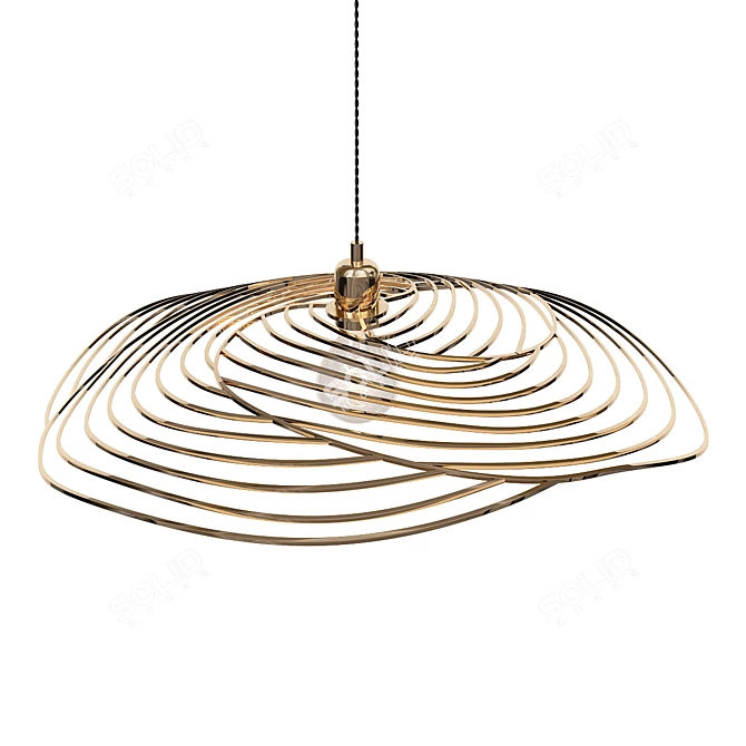 Nido Suspension Light: Elegant Illumination 3D model image 2