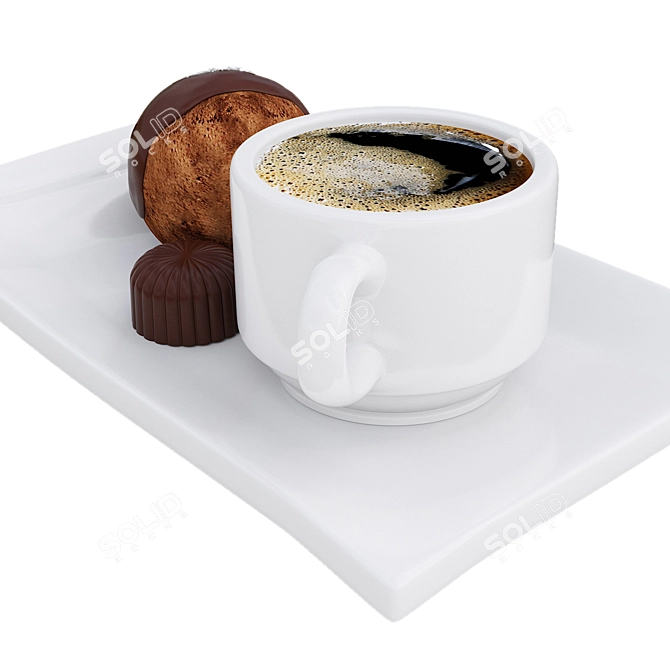 Coffee Chocolate 3D Models Pack 3D model image 2