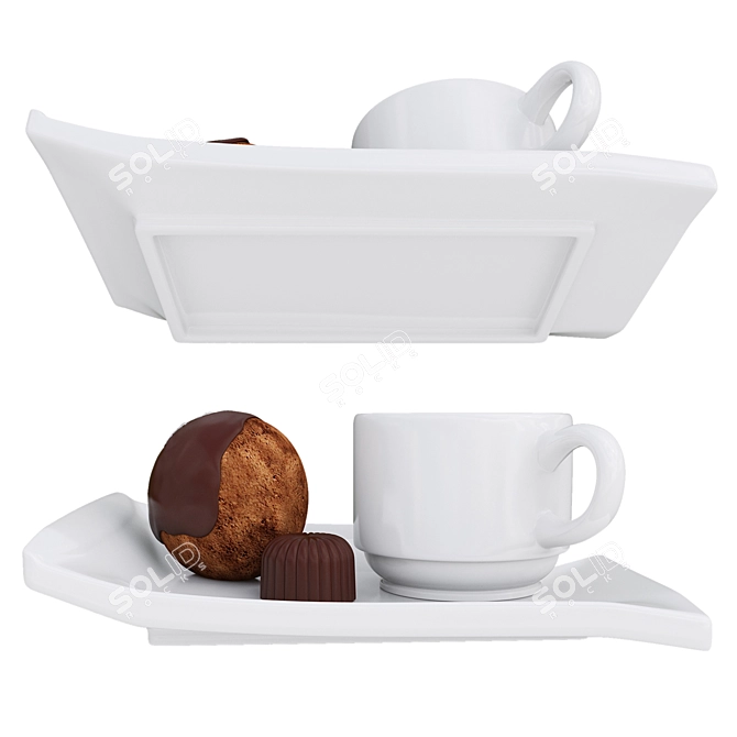 Coffee Chocolate 3D Models Pack 3D model image 5