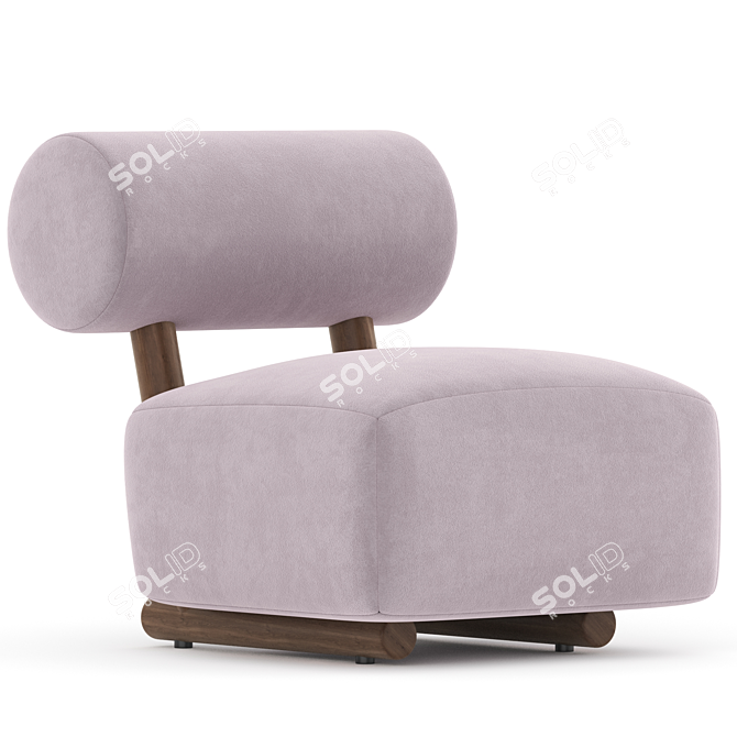 Elegant Navagio Occasional Chair 3D model image 1