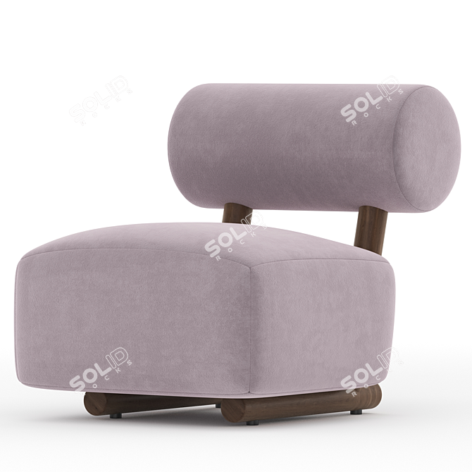 Elegant Navagio Occasional Chair 3D model image 3