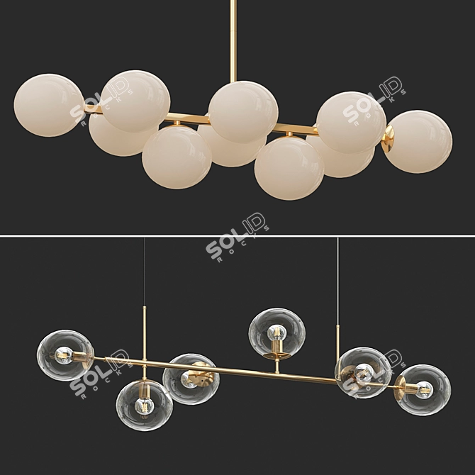 Modern Hanging Lamp Irdа 3D model image 1
