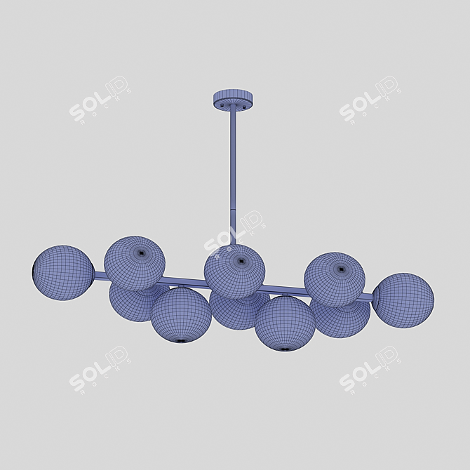 Modern Hanging Lamp Irdа 3D model image 4
