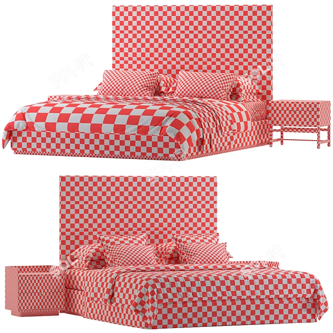 Luxury Stockholm Sofa Set with Options 3D model image 5