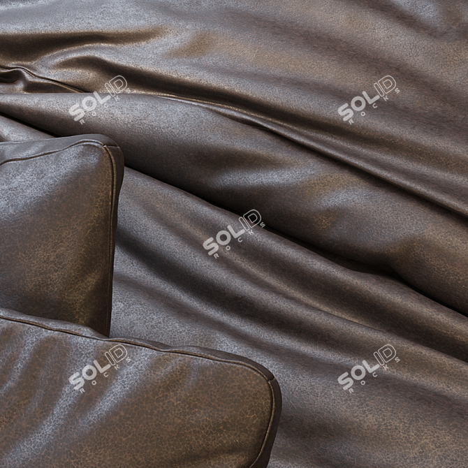 High-Quality PBR Leather Textures 3D model image 1