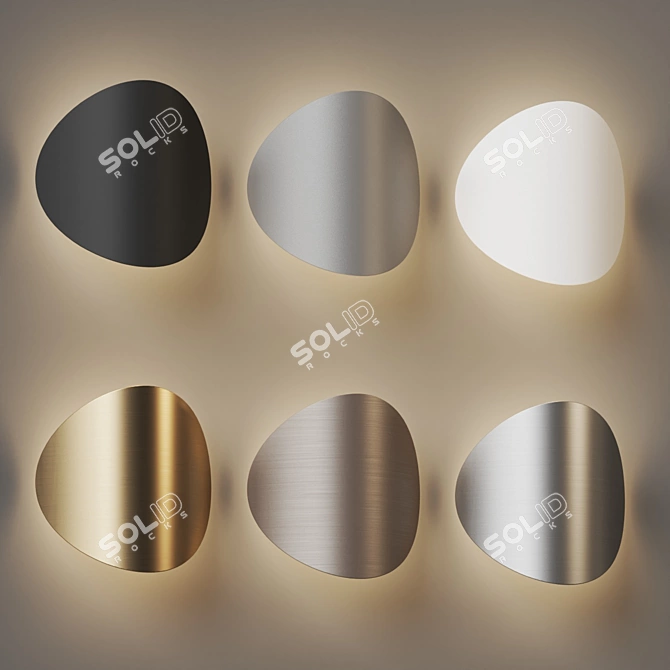 Lune Outdoor Wall Sconce - Moonlight Magic 3D model image 4