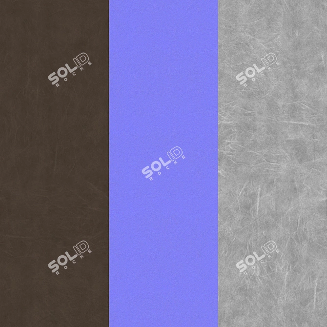 Premium Leather PBR Texture Set 3D model image 2