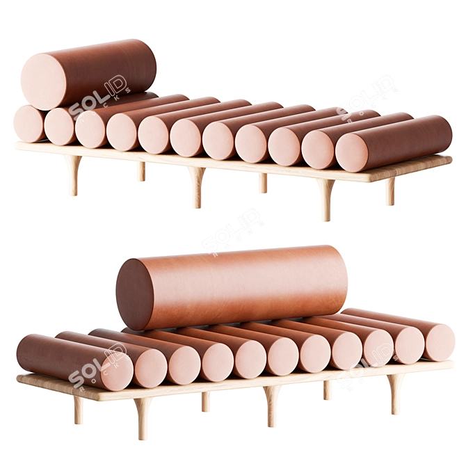 Studiopepe Five to Nine Daybed 3D model image 1