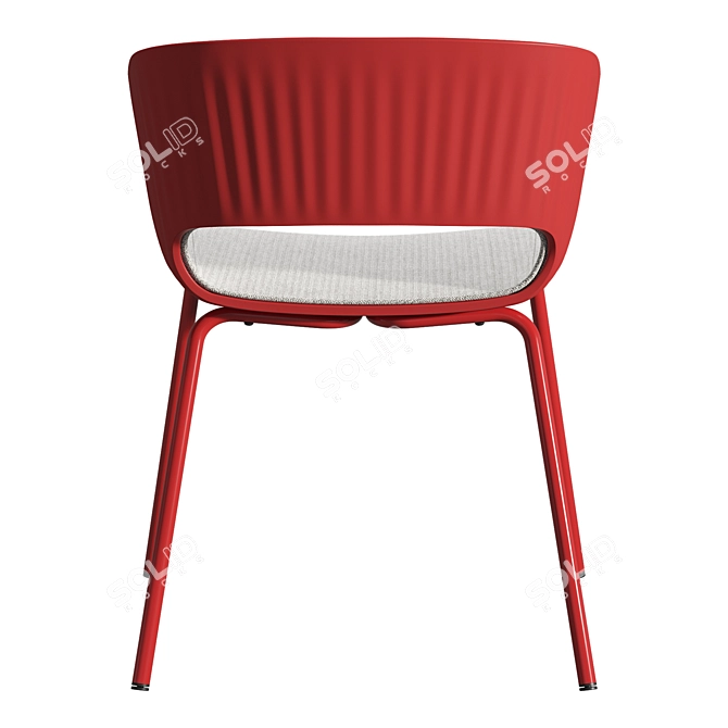 Modern Danish Maree 401 Chair 3D model image 2