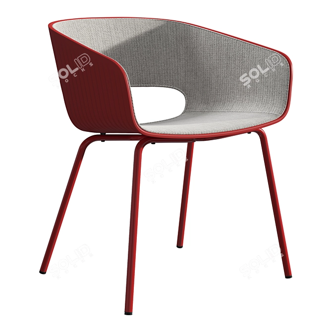 Modern Danish Maree 401 Chair 3D model image 6