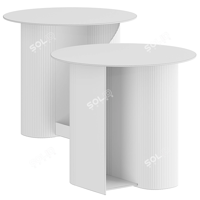 Modern Design Side Table 3D model image 3