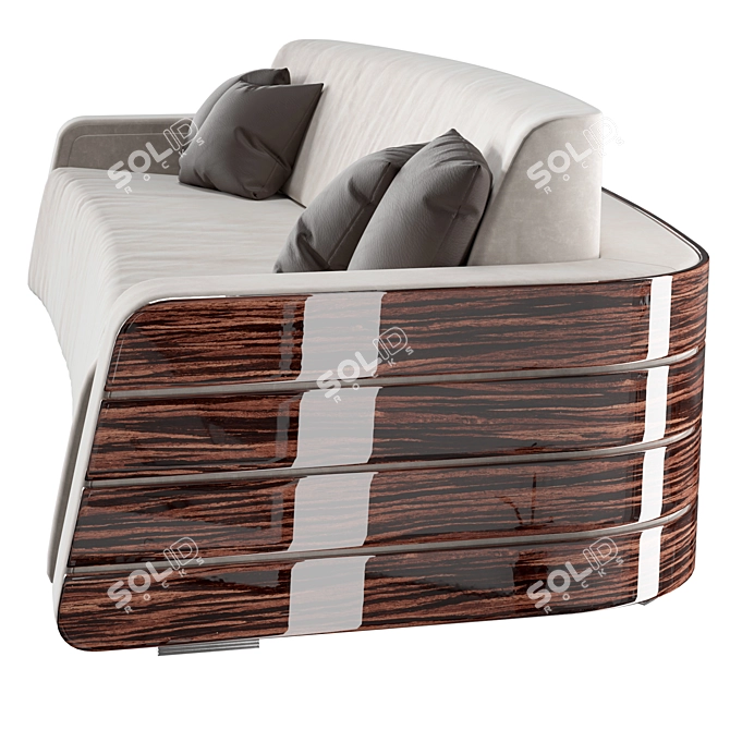 Iconic Odeon Sofa: Grandiose Design 3D model image 3