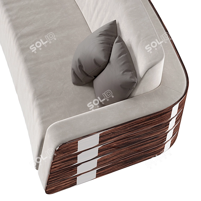Iconic Odeon Sofa: Grandiose Design 3D model image 4