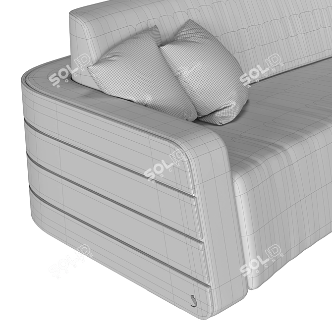 Iconic Odeon Sofa: Grandiose Design 3D model image 6