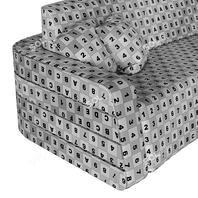 Iconic Odeon Sofa: Grandiose Design 3D model image 7