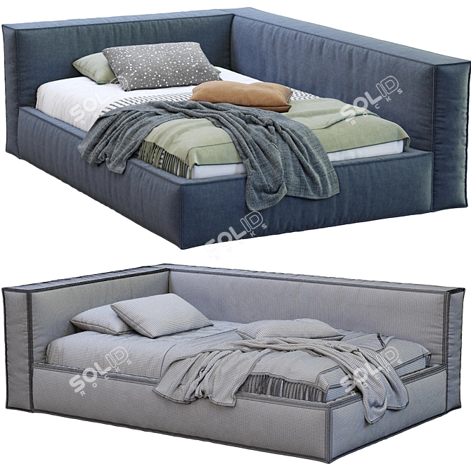 Boca Mini Bed 3D Model 3D model image 3