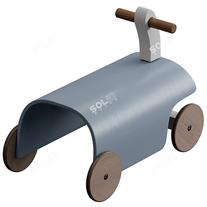 Nyles Ride On Toy - Wood 3D model image 2