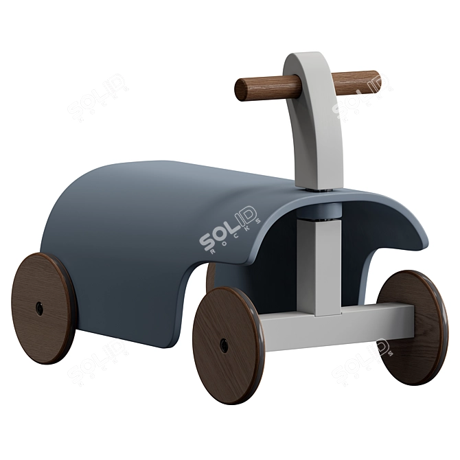 Nyles Ride On Toy - Wood 3D model image 3