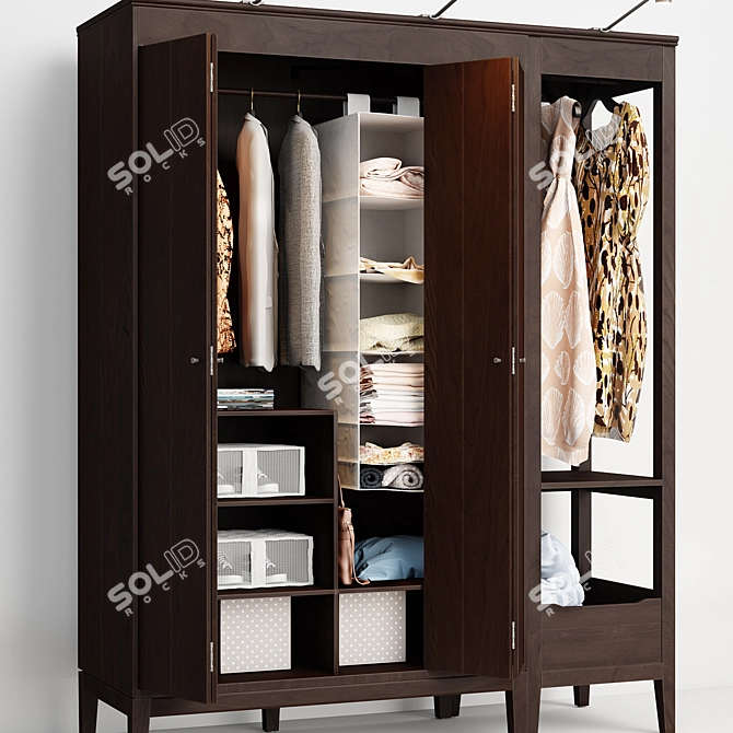 Idanas Wardrobe with TurboSmooth 3D model image 2