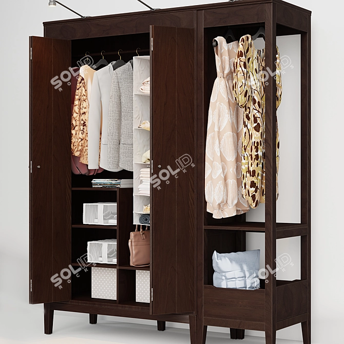 Idanas Wardrobe with TurboSmooth 3D model image 3