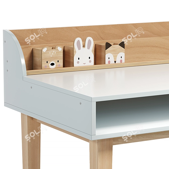 Kids Learning Desk Set 3D model image 3