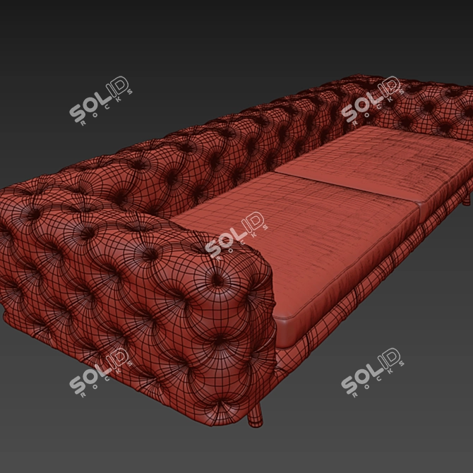 Modern Comfort Salotti Sofa 3D model image 2